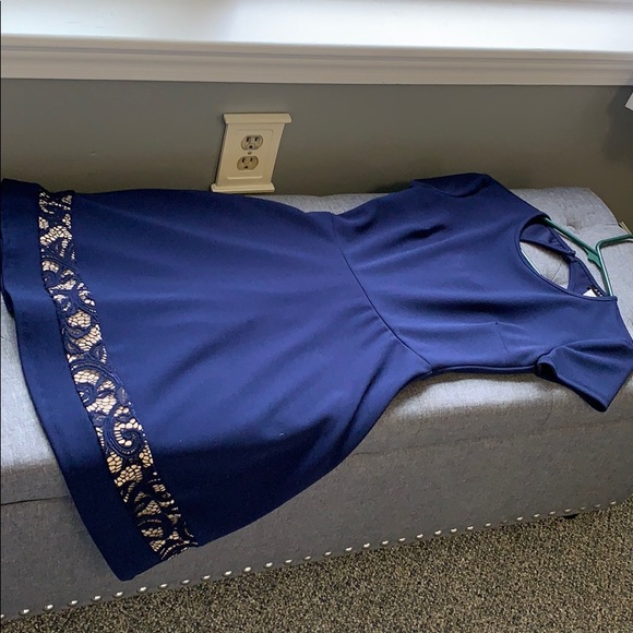 Navy Blue Dress - Picture 4 of 5